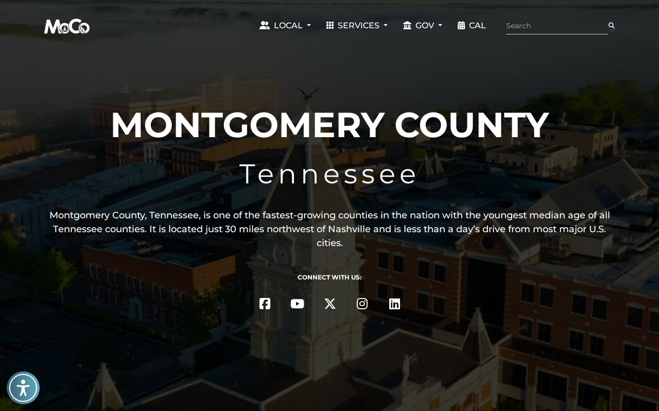 Montgomery County criminal history government directory